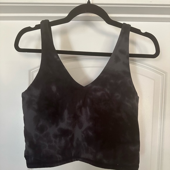 Abercrombie and Fitch Soft AF Black Tie Dye Top - Picture 2 of 4